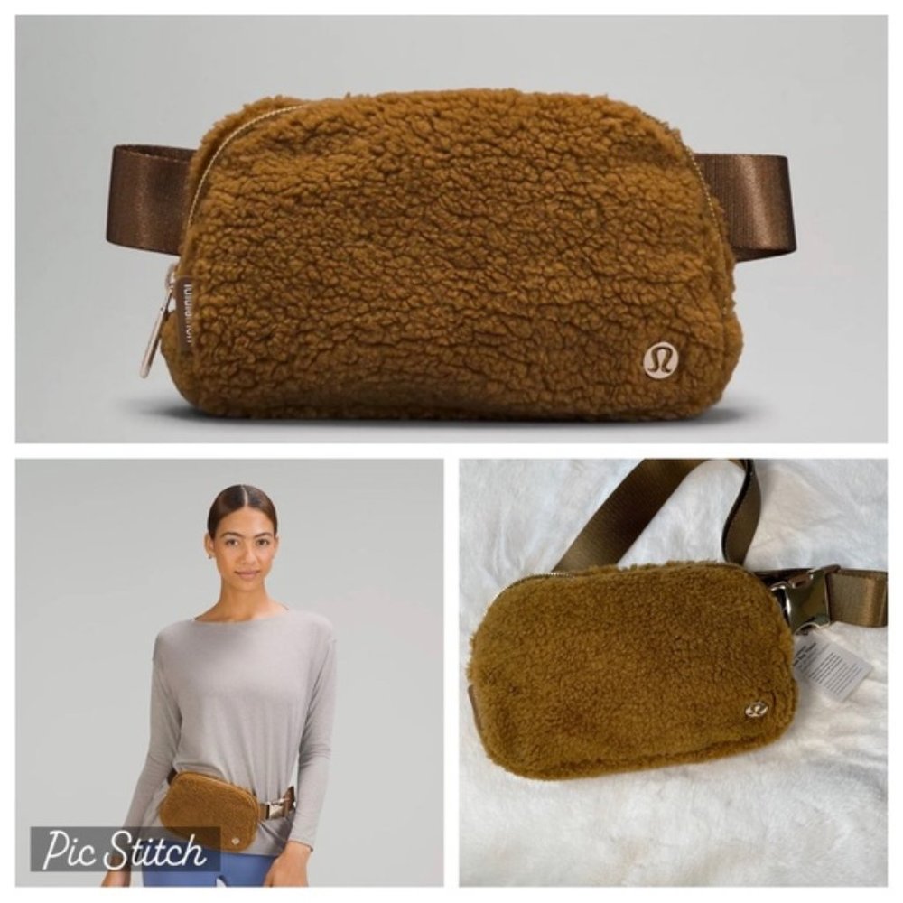 Lululemon Athletica Lululemon Everywhere Fleece Belt Bag (Burnt Caramel)